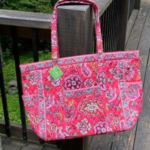 Vera Bradley Get Carried Away Tote Call Me Coral